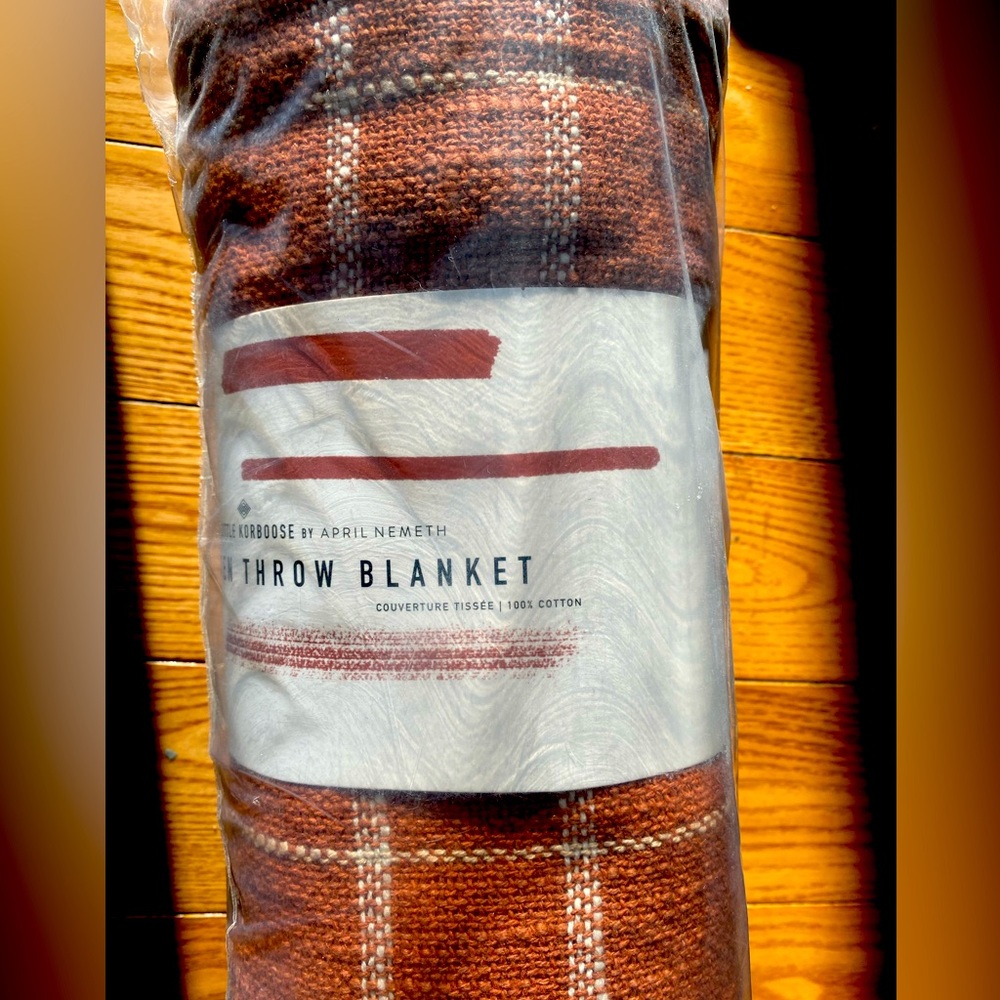 LITTLE KORBOOSE
Woven Throw Blanket - Taupe